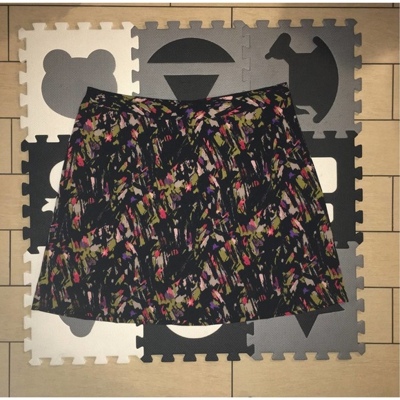 Lane Bryant Black Splatter Multi-Colored Polyester/Spandex Midi Pencil Skirt 2XL - Picture 4 of 10